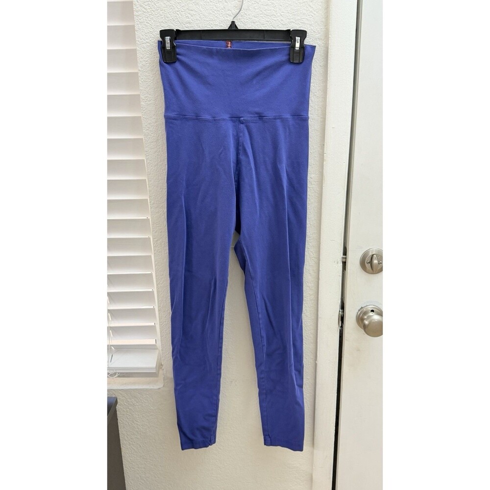 Hard Tail Womens Small Purple High Rise Yoga Leggings Cotton Lycra USA Made